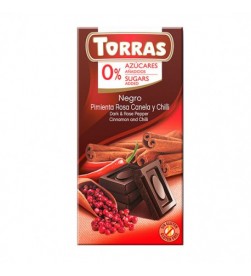 Chocolate negro canela chili 75gr