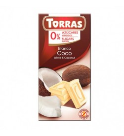 Chocolate blanco coco 75gr