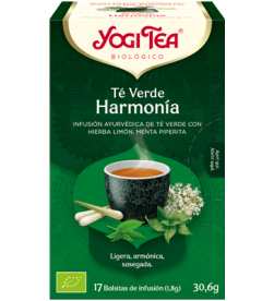 Infusión té verde armonía x 17 bolsitas