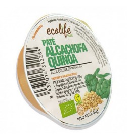 Paté de alcachofa con quinoa bio 50gr