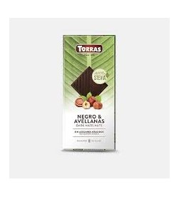 Chocolate negro avellanas stevia 150gr
