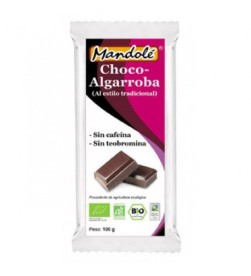 Chocolate algarroba bio sin cafeína