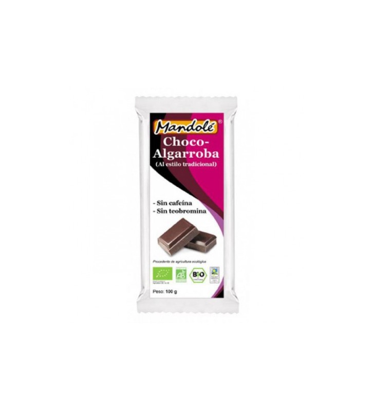 Chocolate algarroba bio sin cafeína