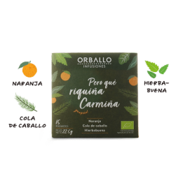 Infusión que riquiña carmiña pirámides