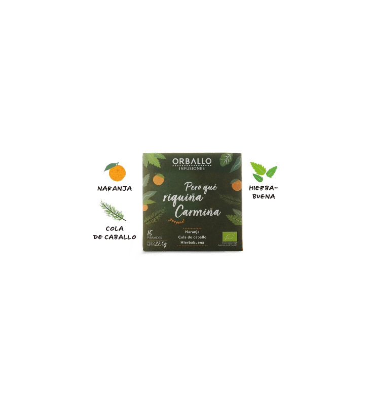 Infusión que riquiña carmiña pirámides