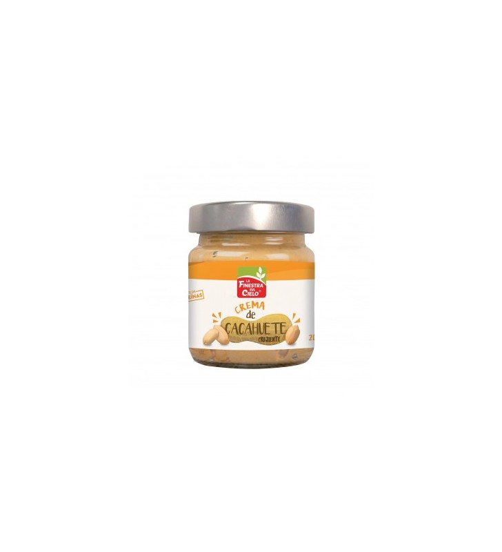 Crema de cacahuetes crunchy 200gr