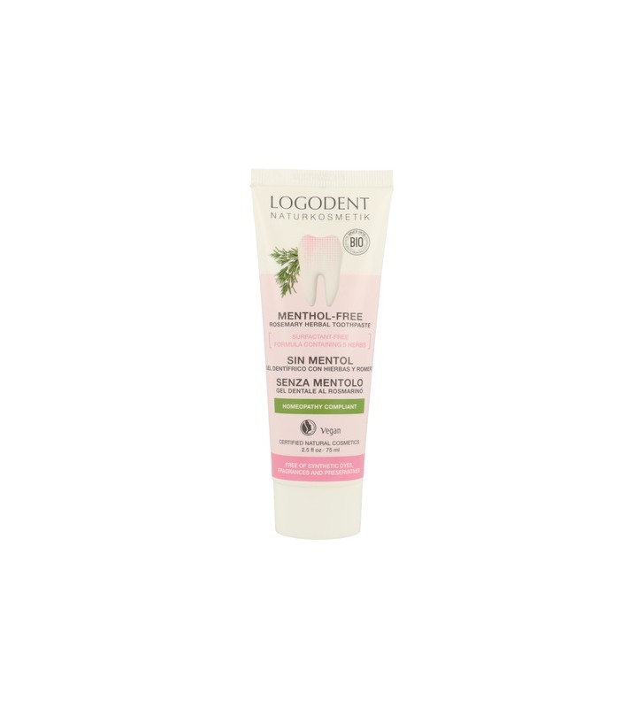 Dentífrico sin mentol bio 75ml Logodent