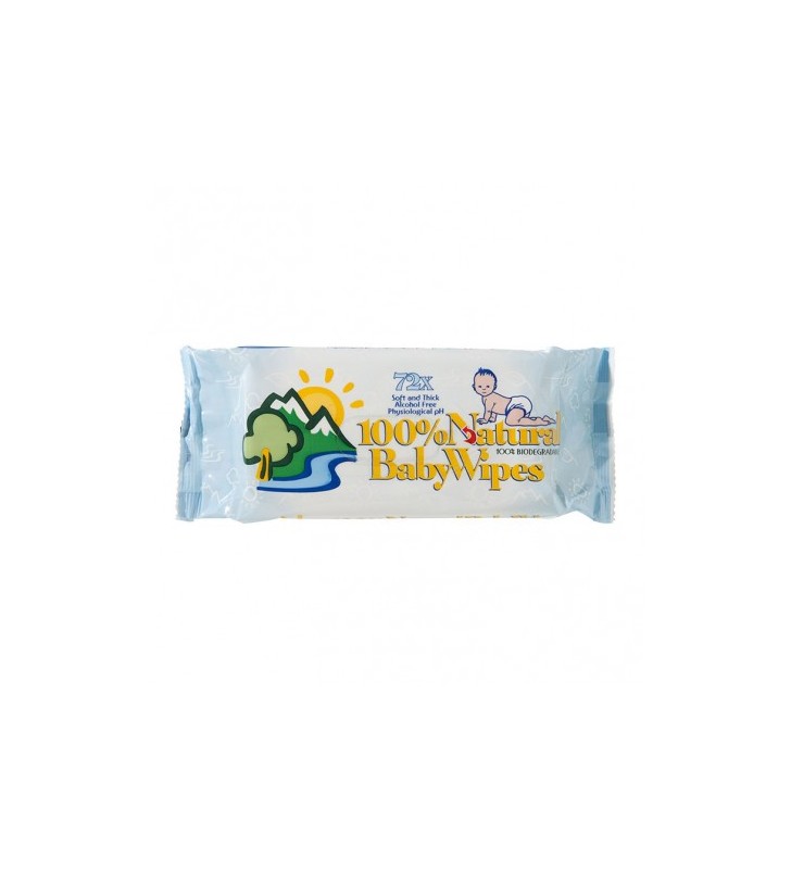 Toallitas húmedas babywipes 72 unidades
