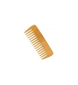 Peine de madera pelo rizado