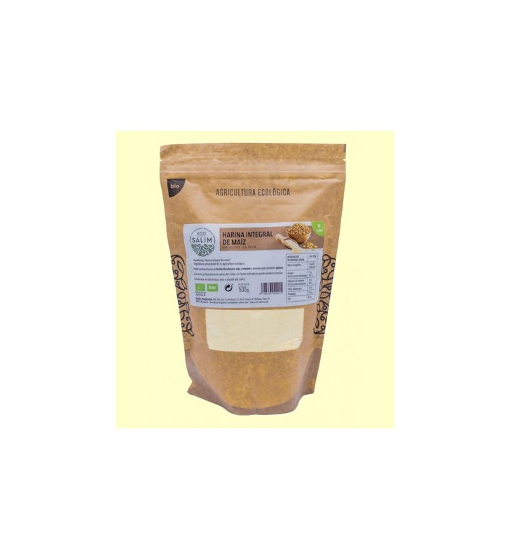 Harina integral de maíz bio 500gr