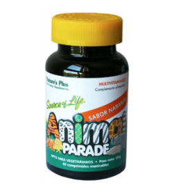 Animal parade multivitaminico naranja