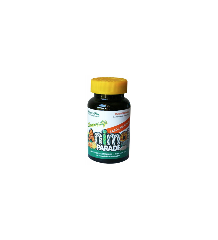 Animal parade multivitaminico naranja