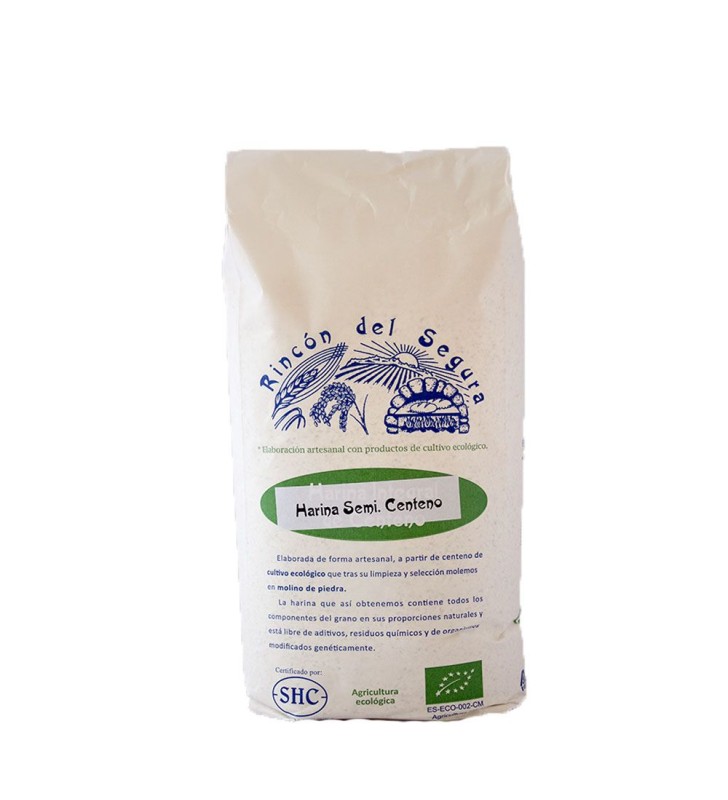 Harina semintegral de centeno bio 900gr