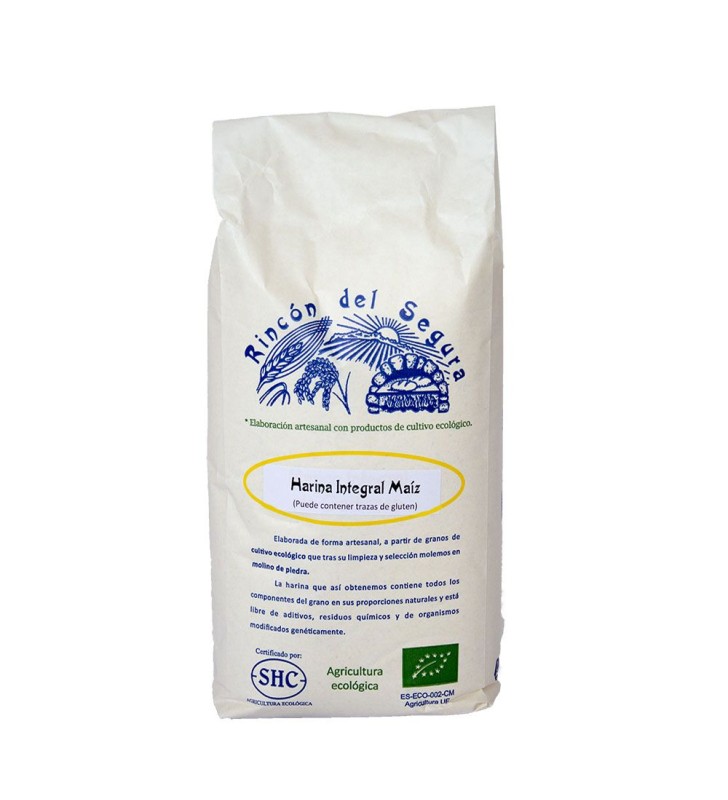 Harina integral de maíz bio 1kg