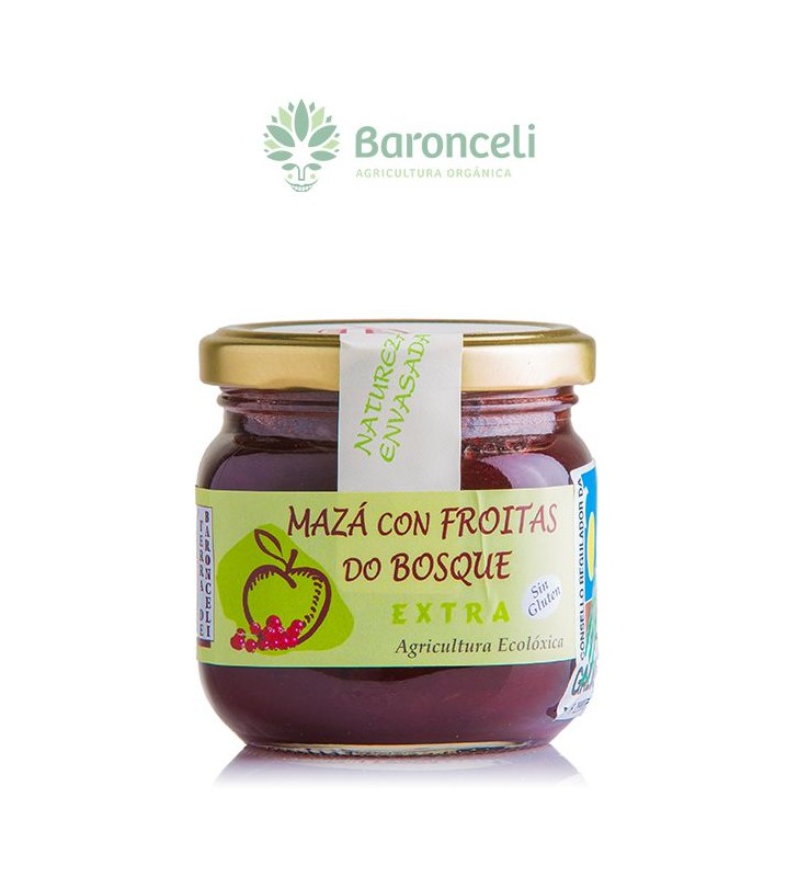 Mermelada manzana y frutas bosque 230g