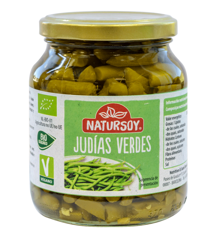 Judías verdes bio 340g