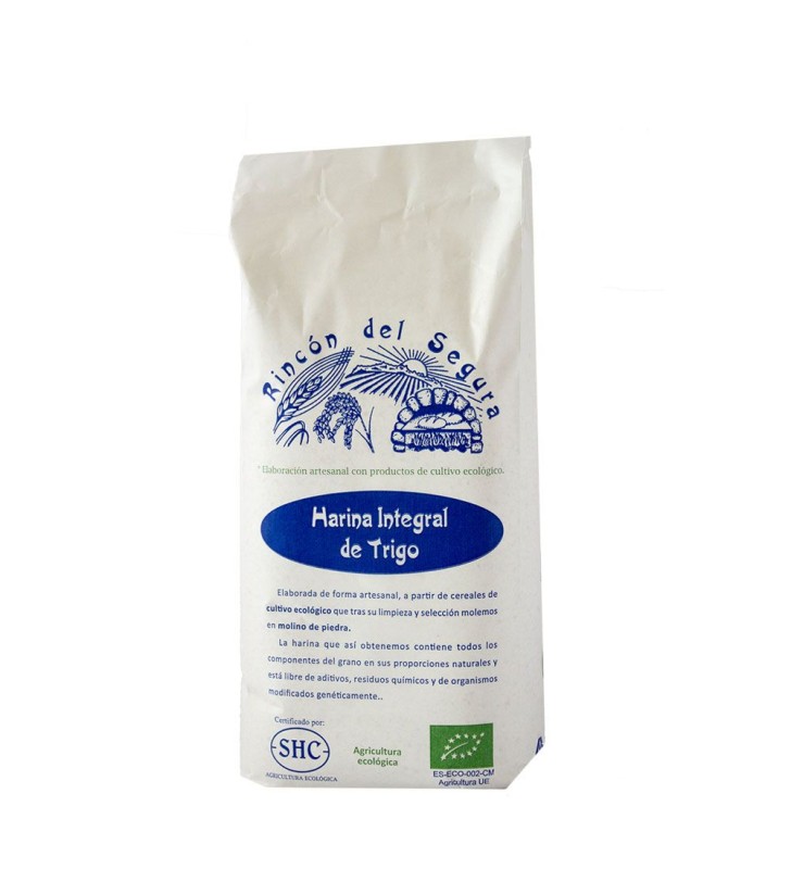 Harina integral de trigo bio 800g