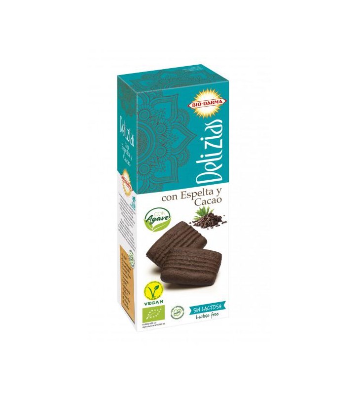 Delizias espelta cacao con agave 135g