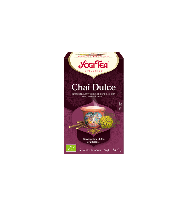 Infusión chai dulce x 17 bolsitas