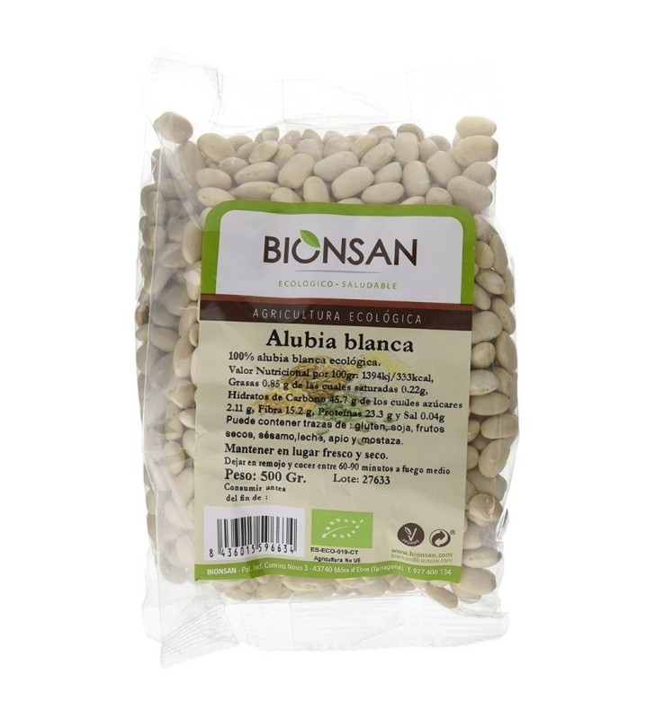 Alubia blanca en grano eco 500gr