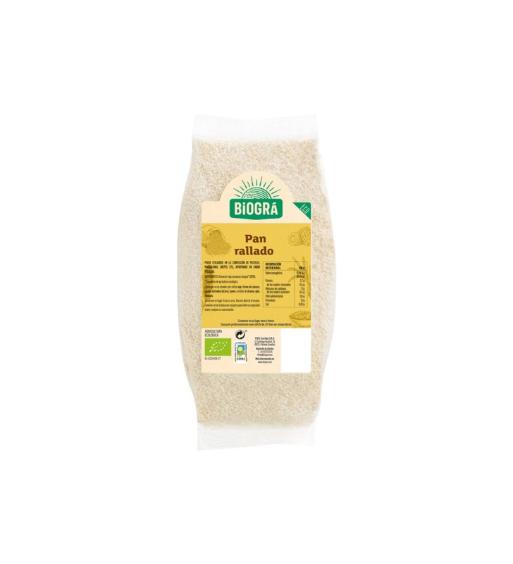 Pan rallado ecológico rebozar 250gr