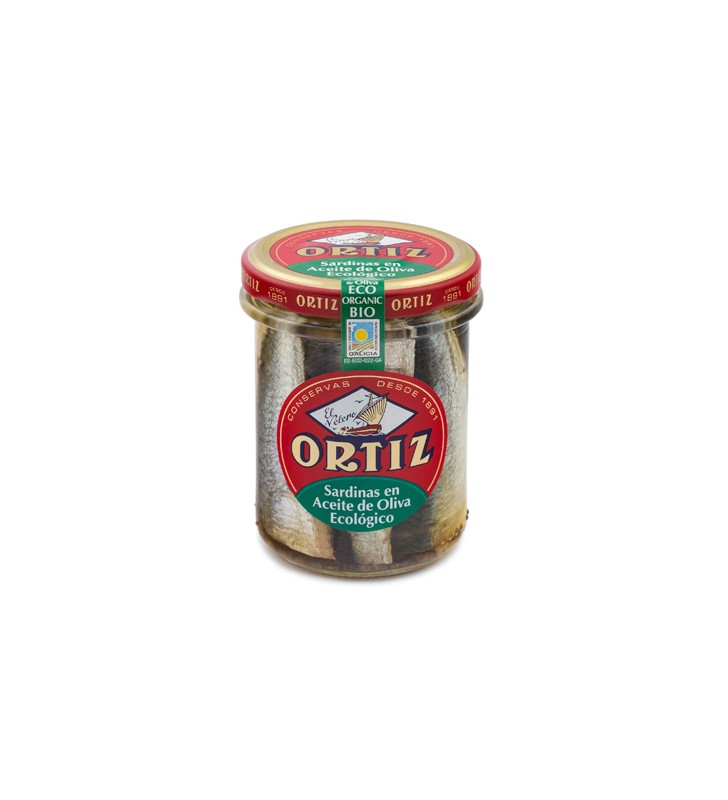 Sardinas en aceite de oliva eco 190gr