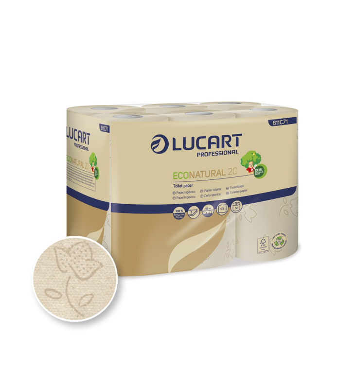 Papel higiénico ecológico 12 unidades