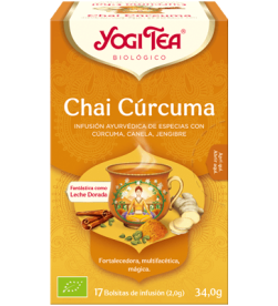 Infusión chai cúrcuma x 17 bolsitas