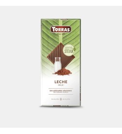 Chocolate con leche y estevia 100gr