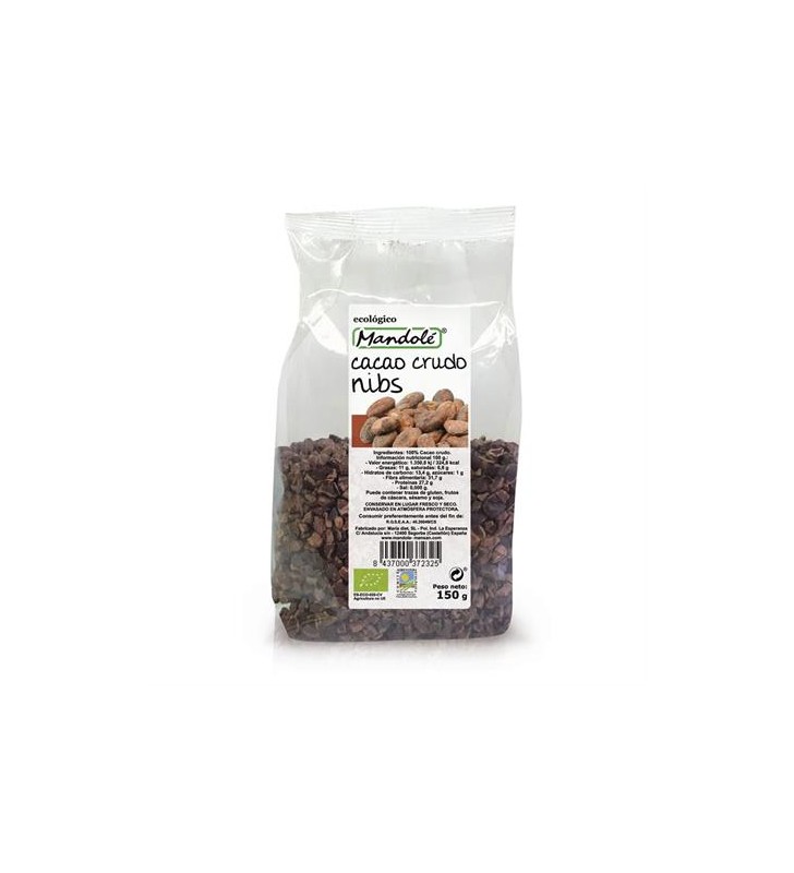 Nibs de cacao crudo 150gr