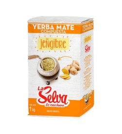 Yerba mate con jengibre 1kg - La Selva