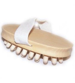 Cepillo masajeador anticelulitico madera