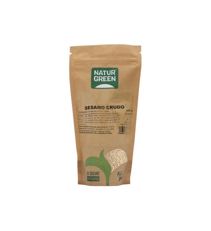 Semillas de sésamo crudo bio 450gr