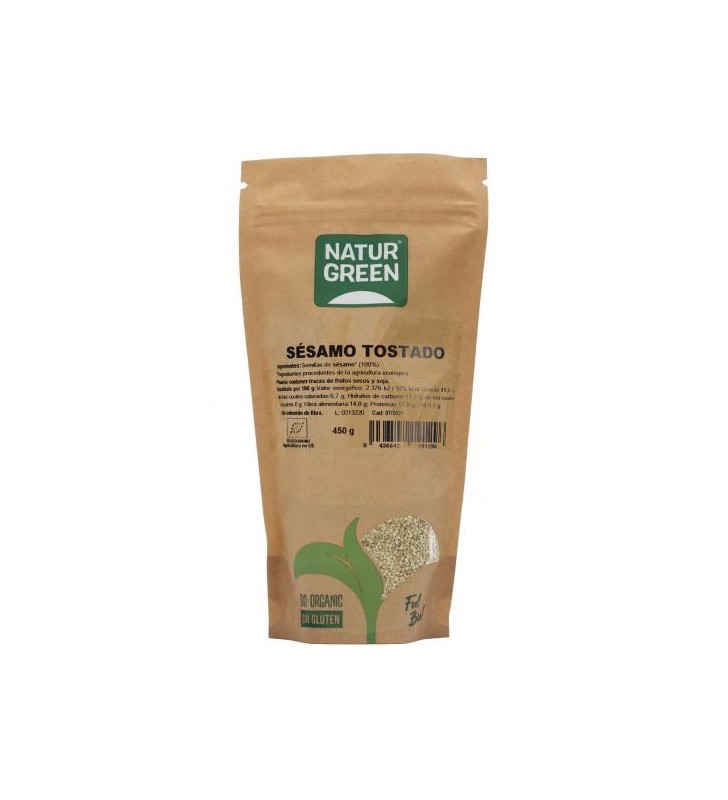Semillas de sésamo tostado bio 450gr