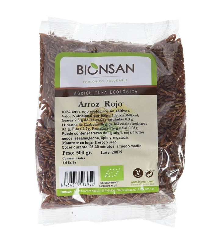Arroz rojo ecológico 500gr
