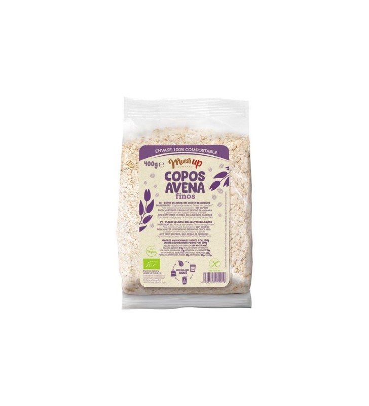 Copos avena finos bio 400gr s-g