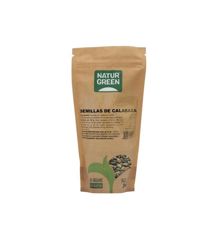 Semillas de calabaza ecológicas 450gr