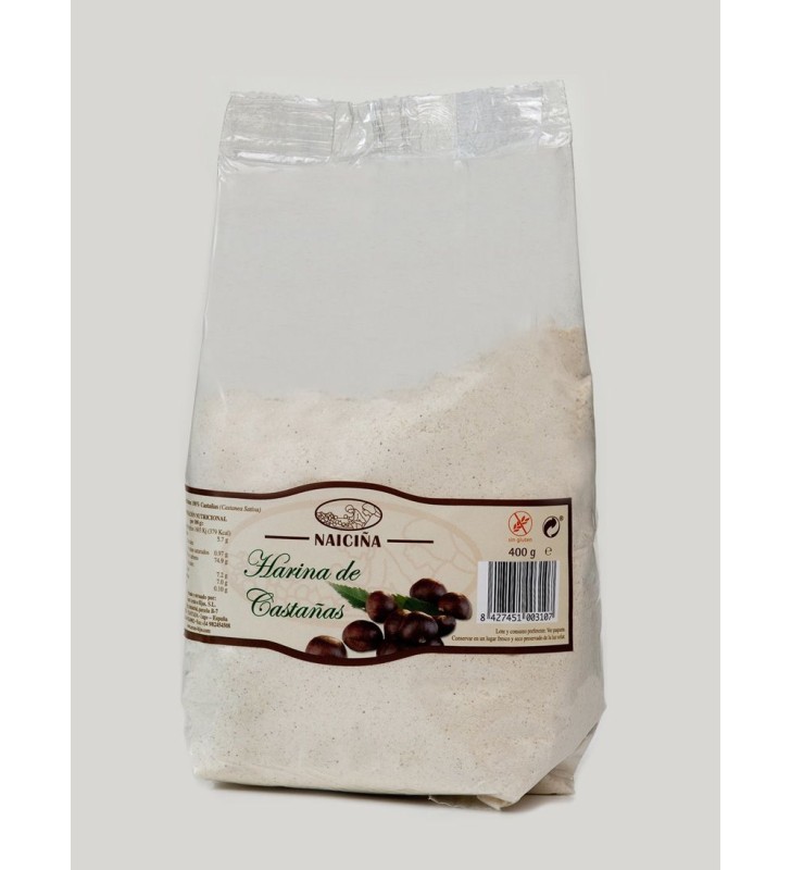 Harina de castaña eco 500gr Naiciña