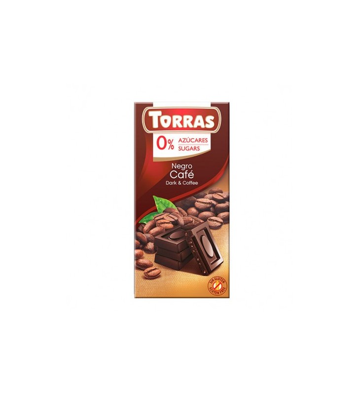Chocolate negro café 75gr