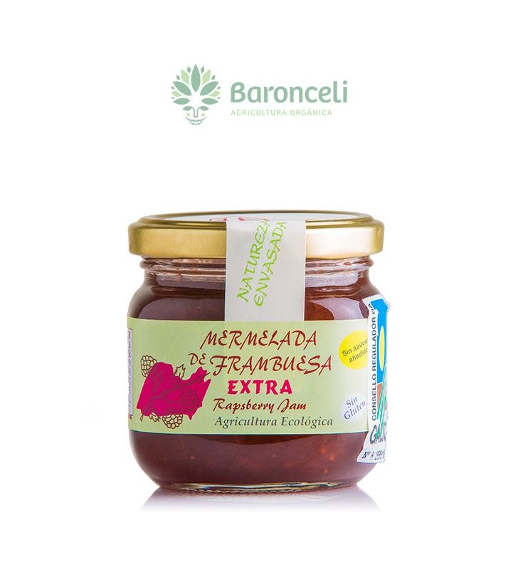 Mermelada frambuesa sin azúcar 230g