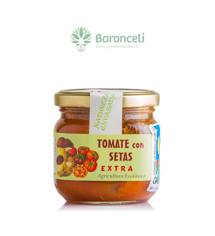 Paté -salsa- de tomate y setas bio 230gr