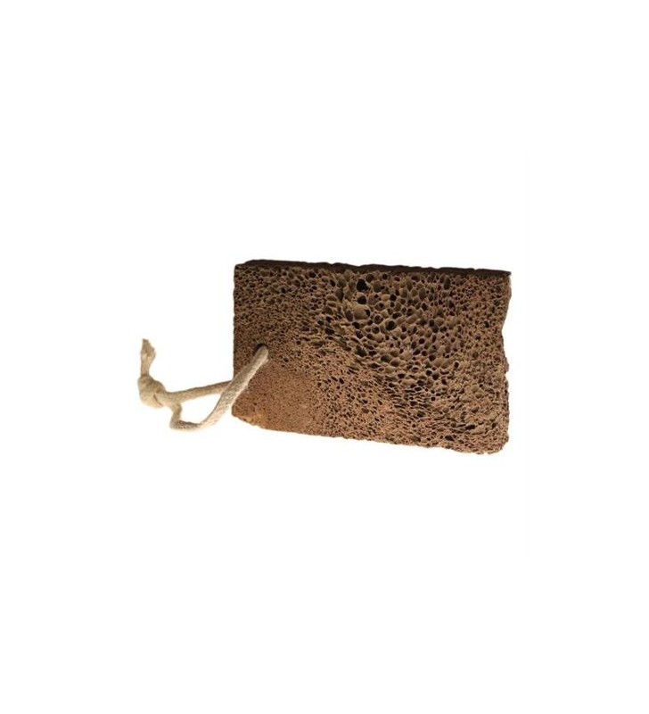 Piedra volcánica rectangular-ovalada