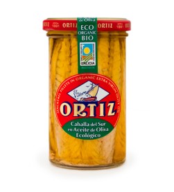 Caballa en aceite de oliva eco 250gr