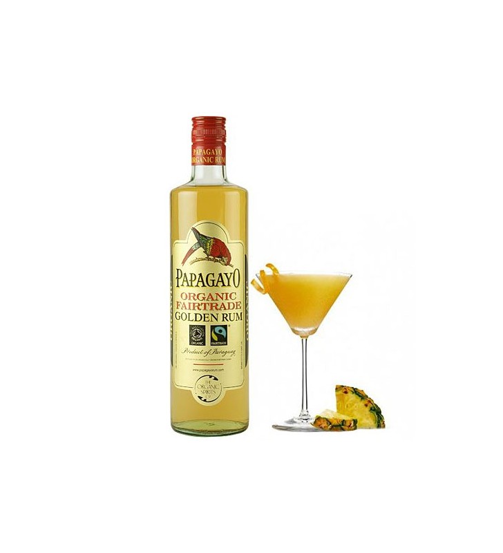 Ron Papagayo añejo oro bio 70cl