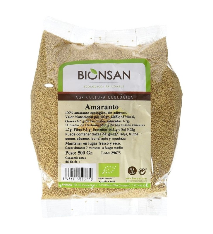 Amaranto grano ecológico 500gr