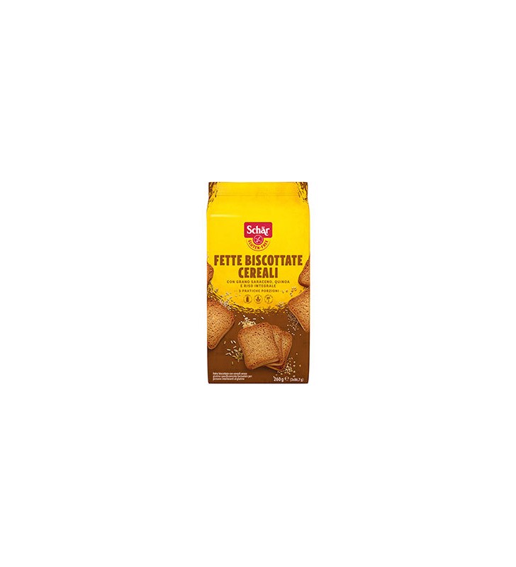 Biscotes de cereales sin gluten 260gr