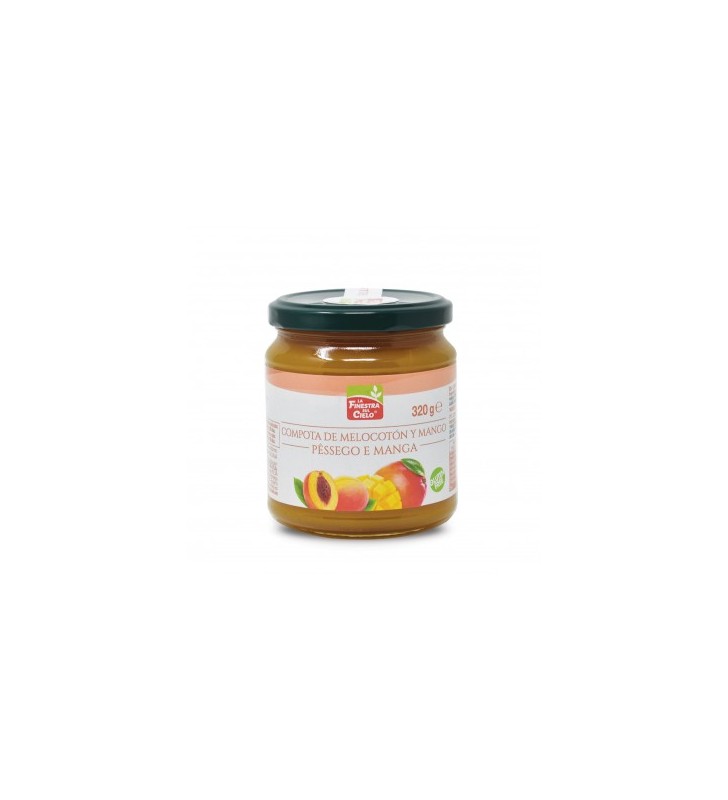 Compota de mango y melocotón 320gr