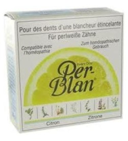 Dentífrico en polvo limón 30gr Perblan