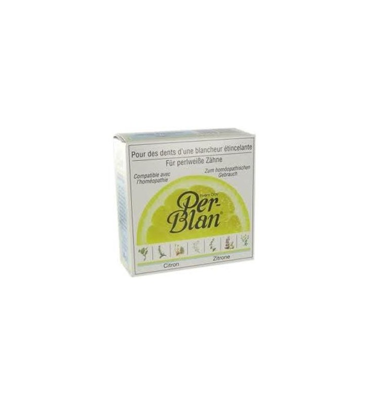 Dentífrico en polvo limón 30gr Perblan