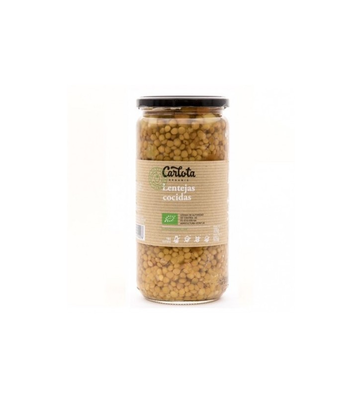 Lentejas cocidas bio 660gr